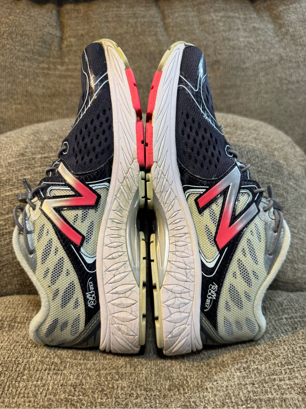 New Balance 1260v6 performance running shoes Silver/Blue/Pink #W1260PW6 Size 7.5 - Picture 4 of 12